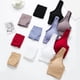 thumbnail image 4 of Conjunto de lencería sin costuras para mujer de 2 piezas con cuello en V y cuello halter: sujetador de cintura alta y tanga, nailon/spandex, color liso, sexy para la playa/ropa de dormir, 4 of 6