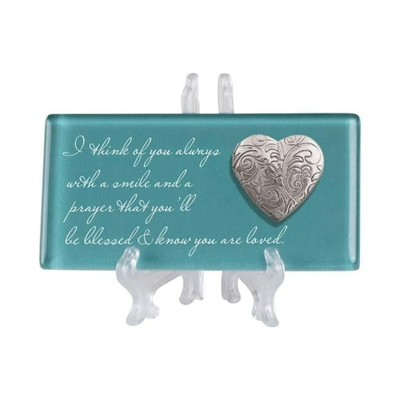 Cottage Garden TLGL35SBL 4 x 2 in. I Think of You Always Ceramic Tile with A Smile