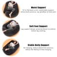 thumbnail image 4 of fsxdhpcsgfc Outdoor Pillows Body Pillow For Pregnancy U Shape Body Pillow Removable Machine Washable Side Sleep Support For Head Neck Back Belly Legs (61 Inches), 4 of 6
