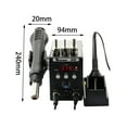 thumbnail image 7 of yotijay 60W Soldering Station Electric Welding Tool for DIY Repairs Home Appliance Black, 7 of 7