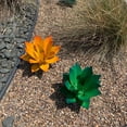 thumbnail image 2 of Decorative Metal Agave (Cupreate) - Garden Art (Yellow), 2 of 5