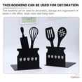 thumbnail image 5 of 2Pcs Metal Book Holders Reusable  Book Ends Decorative Bookends Student Gift for Home, 5 of 6