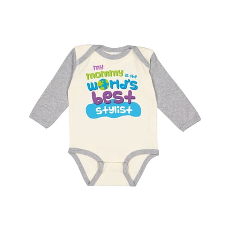 Inktastic Stylist Mom Baby Girls Long Sleeve Baby Bodysuit