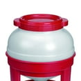 thumbnail image 2 of Little Giant 35 Pound Plastic Poultry Chicken Dome Feeder with Lid, Red, 2 of 4