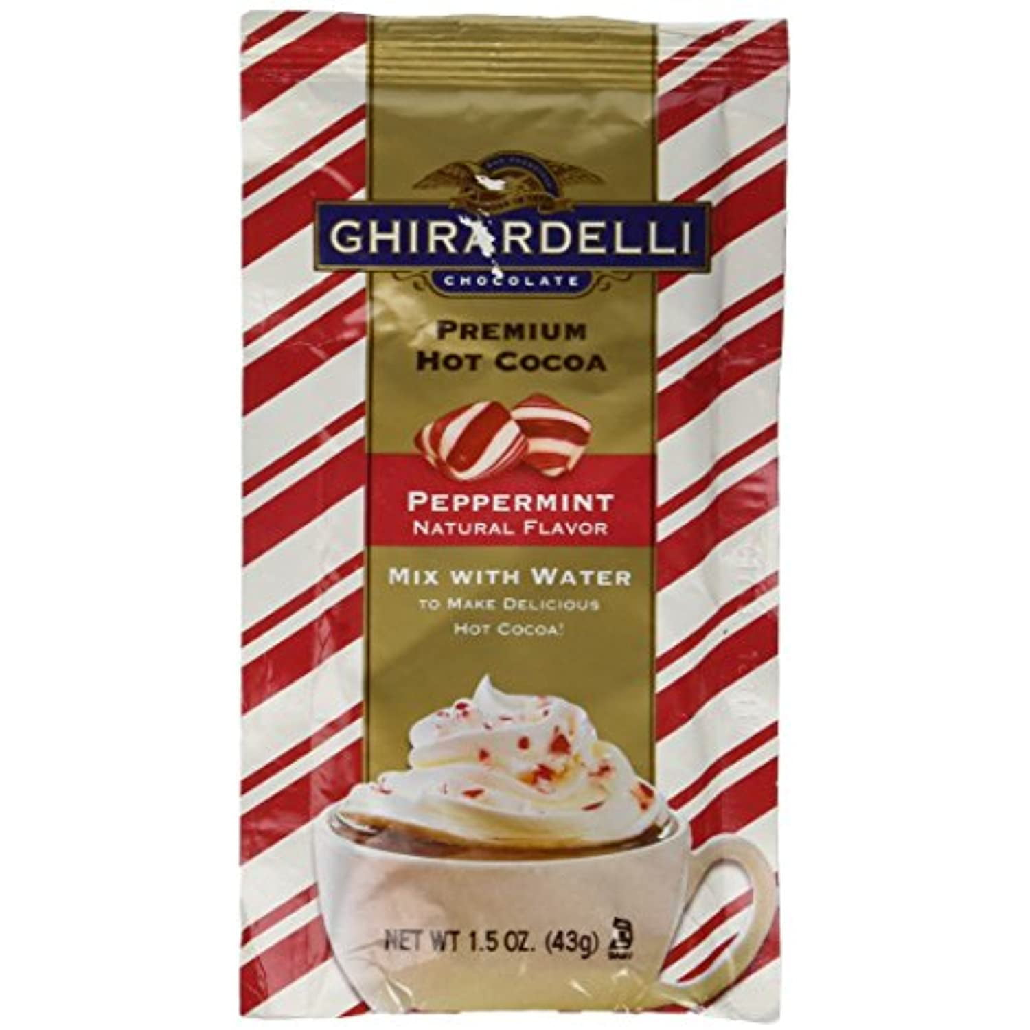 Ghirardelli Premium Peppermint Hot Cocoa Mix, 3-Pack