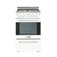 thumbnail image 3 of Prestige 20 in. 1.6 cu. ft. Gas Range with Convection Oven and Sealed Burners in Marshmallow White, 3 of 9