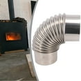 Stove Pipe Stainless Steel Stove Pipe Elbow Pipe Tube Chimney Flue