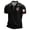 A-Black1284, variant on Bibifish Mens Polo Shirts Short Sleeve Striped Collar Graphic Casual Shirts Classic Fit Daily Wear Tops