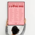 thumbnail image 5 of LOLUIS Different Ways to Say I Love You Poster, Trendy Wall Art Decor for Office Home Bedroom Livingroom (Unframed 24"x36"), 5 of 7