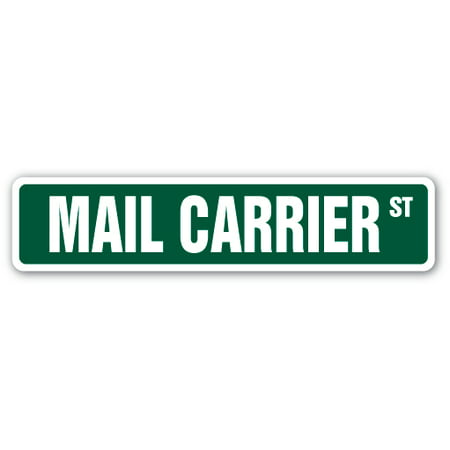 MAIL CARRIER Street Sign letter handler deliver USPS retirement | Indoor/Outdoor |  24
