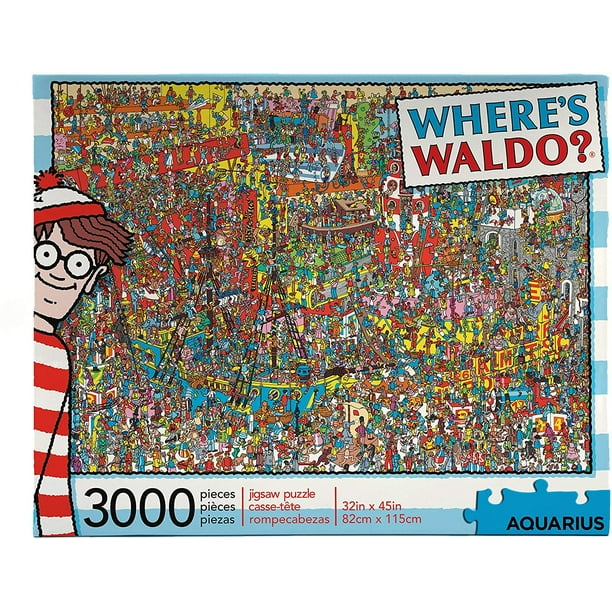 Rompecabezas de 3000 piezas Aquarius Donde esta Waldo 32 x 45 pulgadas