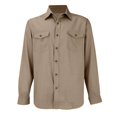 thumbnail image 5 of Blekii Men's Spring Autumn Casual Long Sleeve Lapel Denim Shirt - Classic Solid Colour, Durable Cotton Denim - Perfect for Casual Friday, Weekend Wear, Country Style Outing,, 5 of 10