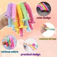 thumbnail image 3 of 15 Pcs Elastic Fidget Toys, Upgrade Sensory Rope, Colorful Elastic Rope Fidget Toys, For Kids, Adults, Stress Relief, Calming And Relaxing Gifts Halloween/Thanksgiving Day/Christmas Gift, 3 of 6