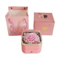 thumbnail image 2 of YiBai Dried Flowers Valentine Day Birthday Gift Girlfriend Rose Jewelry Box YSP Acrylic Gift Box Arrangement, A, 2 of 2