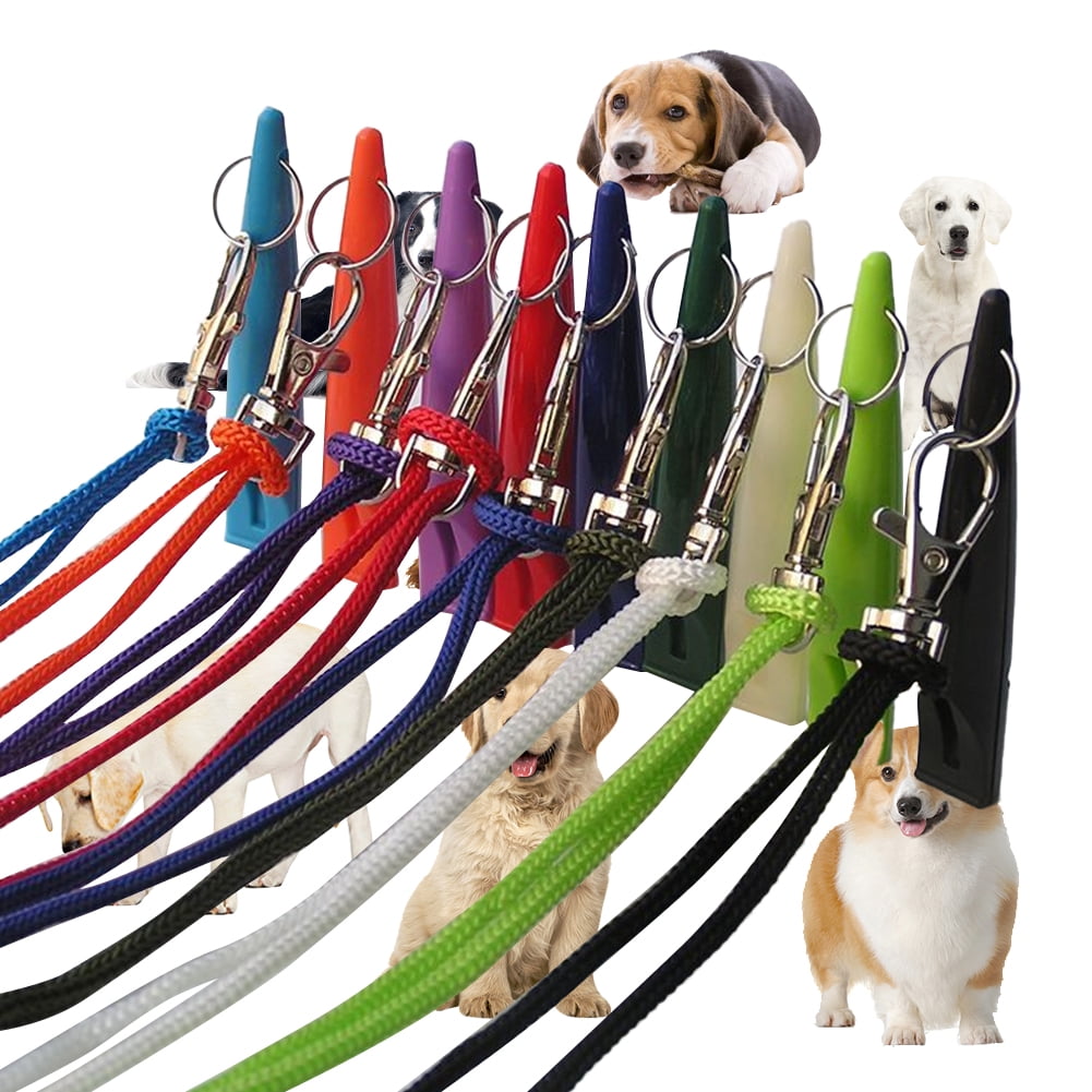 Tongliya 1pcs plastic belt lanyard dog whistle pet training dog