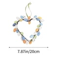 thumbnail image 2 of Nkmbld Spring Wreath for Front Door, Easter Rattan Wreath Decorations and Easter Party Garlands for Indoor Outdoor Farmhouse Table Mantel Window Wall Decor, 2 of 8