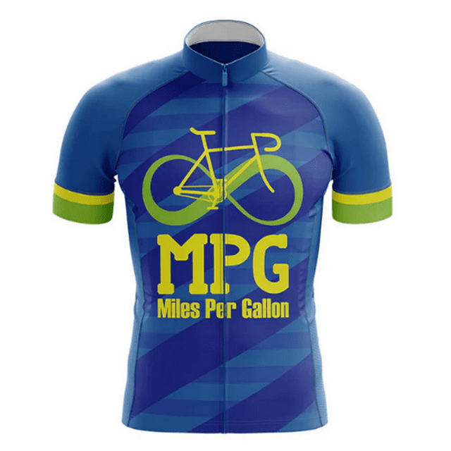 Miles Per Gallon Cycling Jersey - 4XL
