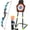Blue, variant on Bow and Arrow Set for Kids, 2-Pack LED Light Up Archery Set with 20 Suction Cup Arrows, Indoor and Outdoor Toy for Boys Girls Age 4-8 8-12 with Standing Target&2 Quivers