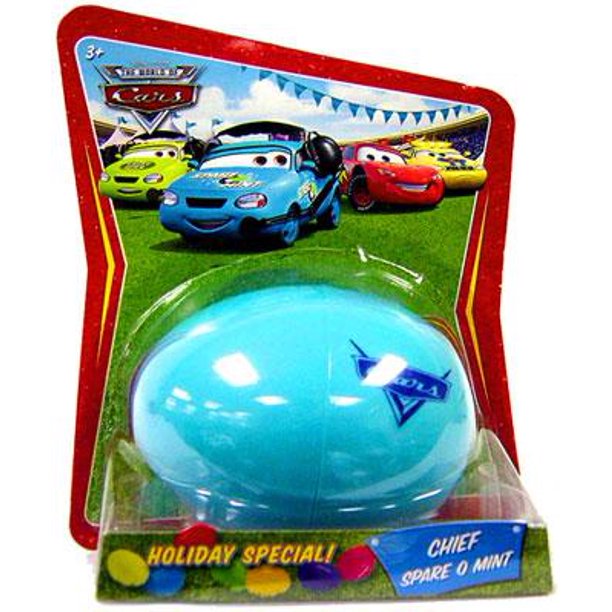 Disney Cars Easter Eggs Easter Egg Chief Spare O Mint Diecast Car