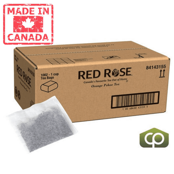Red Rose Sachets de Thé - Paquet en Vrac de 1002 Sachets / Parfaits pour des Infusions de 1 Tasse