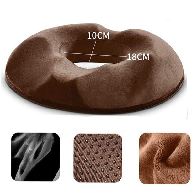Casewin Donut Pillow, Large Donut Seat Cushion for Relief Tailbone Pain