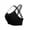 Black, variant on Zpanxa Women's Sports Bra Solid Color Wireless Padded with Removable Padding Thin Belt Shockproof High Support Workout Bra for Running Yoga Gym Fitness
