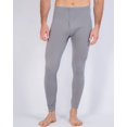thumbnail image 2 of Real Essentials 3 Pack: Men's Thermal Underwear Base Layer Fleece Lined Pants with Fly - Long John Bottom(Big & Tall), 2 of 5