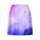 thumbnail image 5 of Jacenvly - Falda corta para mujer, estilo casual, de verano, con estampado de degradado, plisada, de tenis, elástica, atlética, para yoga, de dos piezas, suave, satinada y morada, 5 of 7