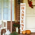 thumbnail image 2 of Tx USA Corporation Happy Harvest Wood Porch Sign--White 12"W X 72"H - Three Foldable, 2 of 2