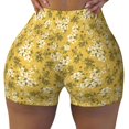 thumbnail image 2 of Fotbe Flower Shorts Sin Costuras – Shorts Deportivos de Cintura Alta para Mujer, Elásticos para Gimnasio, Yoga, Running o Ciclismo-Medium, 2 of 8