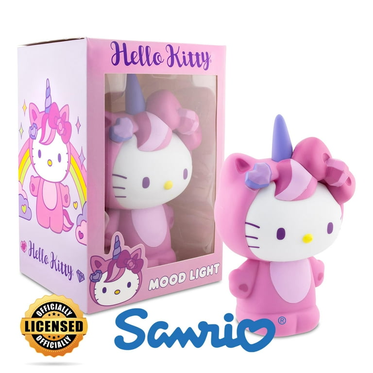 Sanrio Hello Kitty Unicorn Mood Light, 6-Inch PVC, Magical Styling