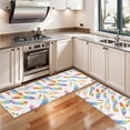 thumbnail image 3 of Kitchen Rugs Sets Of 2,Rainbow Watercolor Feather Pattern Anti Fatigue Kitchen Mat Rugs Non Slip Washable,Decorative Kitchen Floor Mats for Kitchen,Sink,Laundry,17"X47", 3 of 5