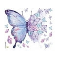 thumbnail image 1 of Etiqueta de la pared murales de pared extraíble púrpura impermeable DIY decoración animal ornamento para cuarto de niños dormitorios baño niño niña, 1 of 9