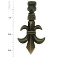 thumbnail image 3 of Royal Designs Fan Pull Chain with Fleur De Lis Finial – Antique Brass, 3 of 3