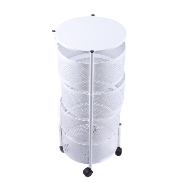 Organizador Giratorio De Cocina, Estante De Almacenamiento Giratorio De Cocina, Acero Al Carbono Multifuncional Para Verduras