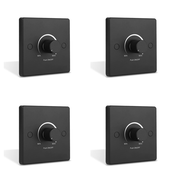 4X RV Light Dimmer Switch Control Panel 12-24V 5A Universal PWM Low Voltage