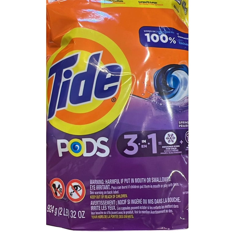 Tide, Laundry Detergent Pods, 39 ct, Spring Meadow Scent - Walmart.com