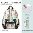 thumbnail image 5 of Highland Cow and Rose Print Cute School Backpack Bag for School with Padded Back and Adjustable Shoulder Straps 15.25"x11.5"x5.25", 5 of 5