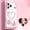 Pink, variant on Allytechgroup iPhone 17 Pro Max Case for Girls Women, Stylish Glitter Diamond Embossed iPhone 17 Pro Max Case with Butterfly & Heart Design Makeup Mirror,Bling Fashion iPhone 17 Pro Max Cover,Black