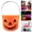 Orange, variant on Halloween Decorations 6" Halloween Trick Or Bucket Halloween Jack O Candy Basket Trick or Pumpkin Pails Cauldron Kettle Candy Holder Halloween, Pink