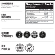 Triquetra BioActive B12 (1000 mcg): Vitamin B12 Plus L-Methylfolate