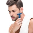 thumbnail image 3 of Rasoir Manuel Réglable pour Hommes Épilation Visage Style Ancien Double Face, 3 of 7