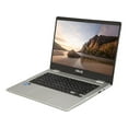 thumbnail image 2 of Restored Asus C423NA-WB04 Chromebook 14" HD Celeron N3350 1.10GHz 4GB RAM 32GB eMMc Chrome OS Silver (Refurbished), 2 of 2