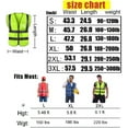 thumbnail image 4 of High Visibility Reflective Safety Vest Customize Logo With 5 Pockets Protective Workwear Outdoor Work Vest, 4 of 15