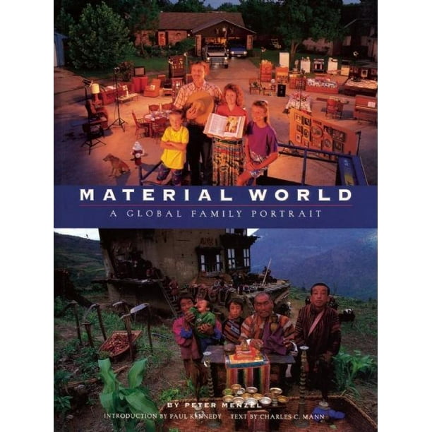 Sierra Club Books Publication Material World A Global Family Portrait (Paperback) Walmart
