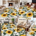 thumbnail image 6 of Vintage Style Area&nbsp;Rug 5x7ft Sunflower Gray Wood Grain Botanical Farmhouse Non-Slip&nbsp;Washable Square&nbsp;Rugs Soft Felt Indoor Floor Mat for Bedroom Kitchen Living Room Bathroom, 6 of 9