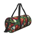 thumbnail image 3 of Fotbe Strawberry2 Pattern Foldable Sports Gym Bag with Wet Dry Pocket, Ultralight Travel Bag, Large Capacity Duffel Bag, Splash Proof Carry on Bag, Overnight Bag, Weekender Bag, 3 of 8