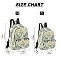 thumbnail image 2 of FORMRS Mini Backpack Purse for Women Travel Daypack Casual Shoulder Bag, Beige Floral Pattern, 2 of 7