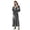 502_Grey, variant on Gifts for Mom Bathrobe for Women Fuzzy Women's Nightgowns & Sleepshirts Oversize Cozy Women's Robes House Womens Robe Black