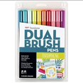 thumbnail image 1 of Art Markers Tombow 56189, bolígrafo de doble pincel tropical, paquete de 10, 1 of 9